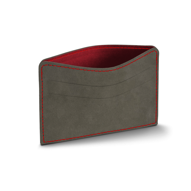 DenkZettel Kartenhalter Anthrazit-Rot