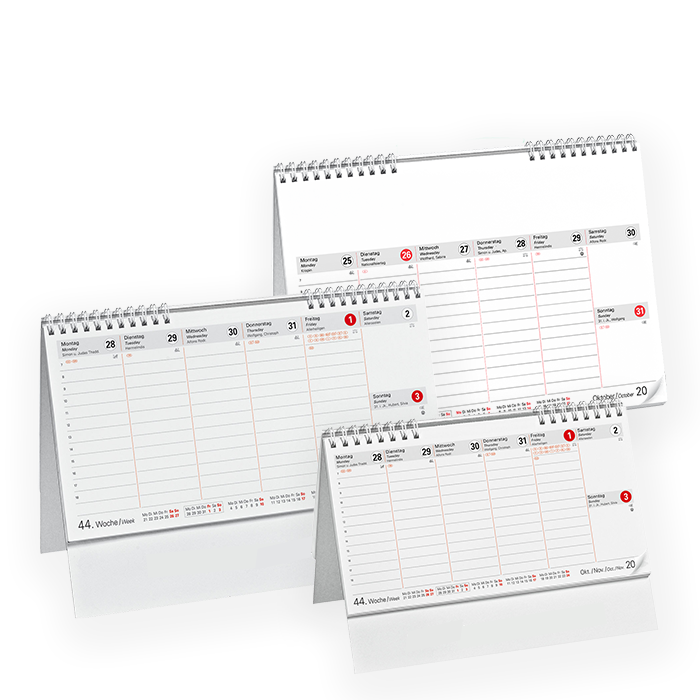 Tischkalender Classic Line | 6spaltig | 2026
