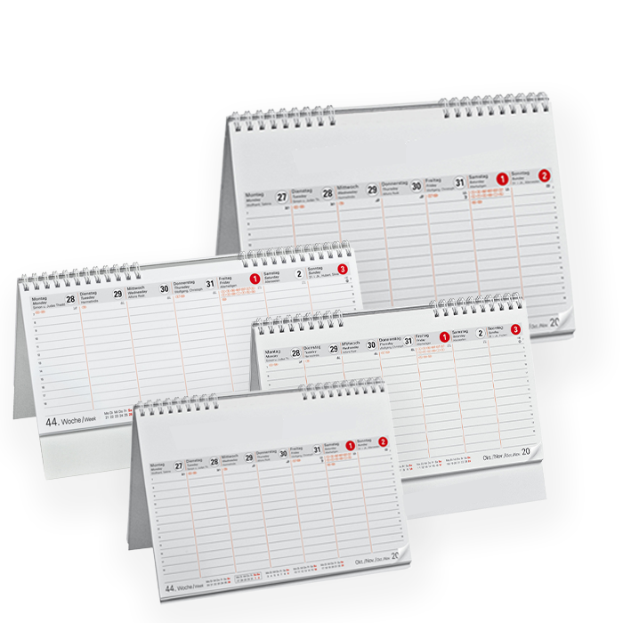Tischkalender Classic Line | 7spaltig | 2026