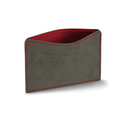 DenkZettel Kartenhalter Anthrazit-Rot