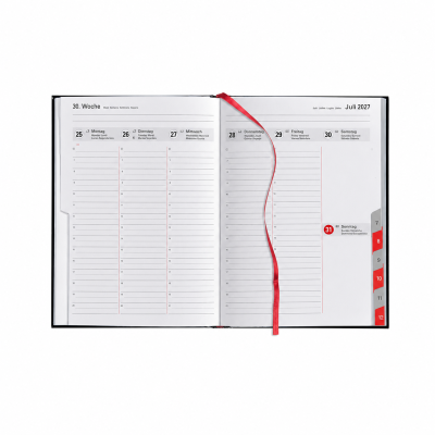 Classic Dispo Wochenbuchkalender 2027 mit Registerschnitt