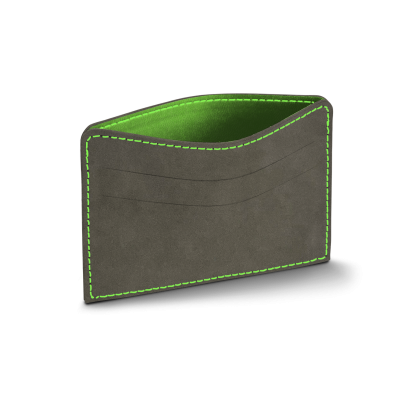 DenkZettel Kartenhalter Anthrazit-Grün