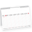 Tischkalender Classic Line | 7spaltig | 2026